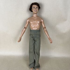VTG Mattel Barbie Ken Male Doll Brown Rooted Hair Articulated 1968 Body‎ w/Pants